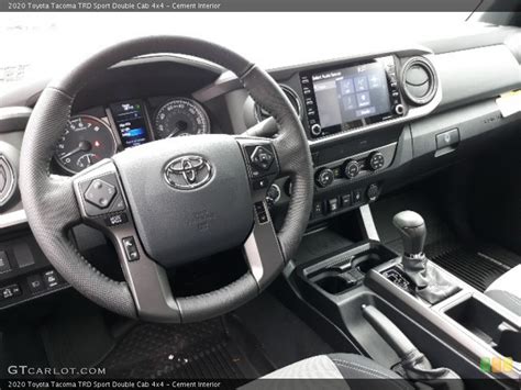 Cement Interior Dashboard For The 2020 Toyota Tacoma Trd Sport Double