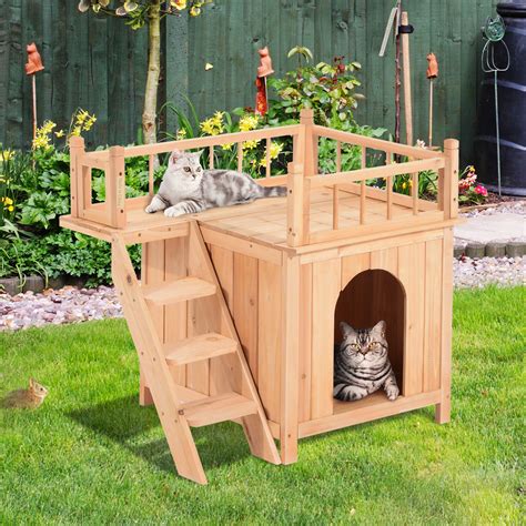 We did not find results for: PawHut 2-Level Elevated Waterproof Cat House Outdoor ...