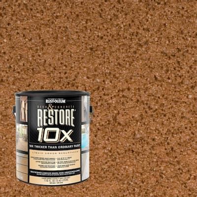 Rust Oleum Restore 1 Gal Timberline Deck And Concrete 10X Resurfacer