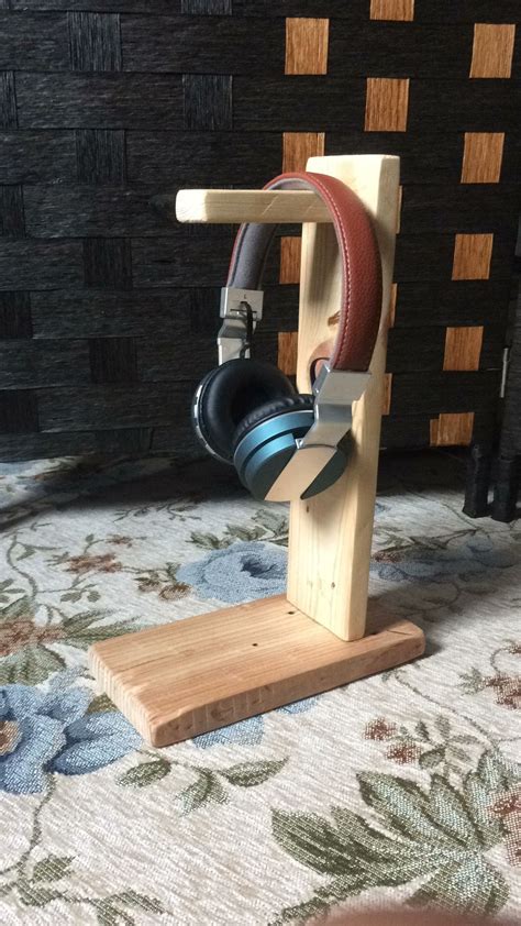 Wood Headphone Stand Diy
