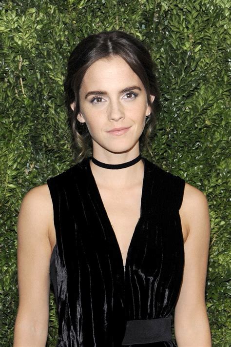 Emma Watson Dark Hair Transformation For Winter All