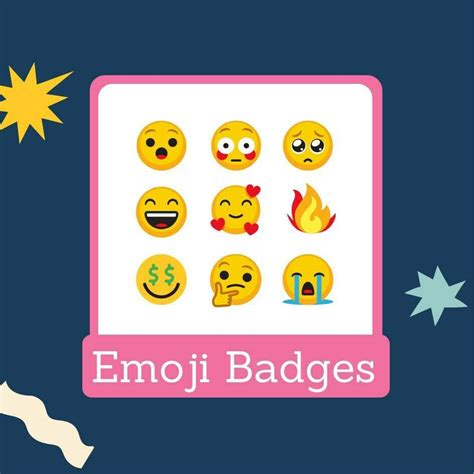 Emoji Button Badges Ready Made Pack Of 50