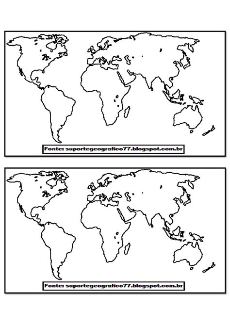1 Mapa Mundi Para Colorir Suporte Geográfico Vrogue