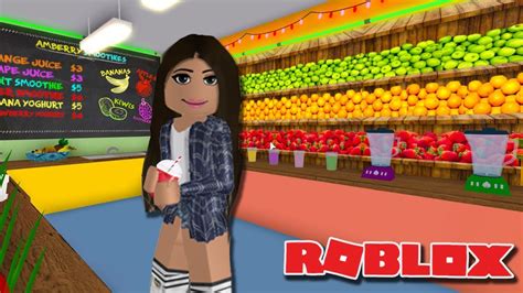 I Made A Smoothie Bar For Amberry Hotel Bloxburg Update Roblox