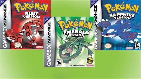 Pokémon Ruby Sapphire And Emerald Advancing A Franchise Pokémon