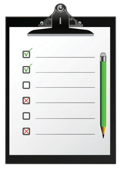 Free Checklist Clipboard Template Vector 01 Titanui