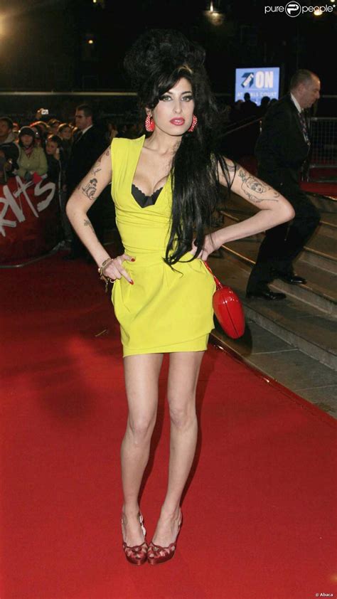 Amy Winehouse Au Brit Awards à Londres Février 2007 Purepeople