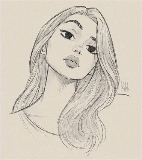 17 Cool Girl Drawing Ideas And References Beautiful Dawn Designs Girl Drawing Sketches Cool