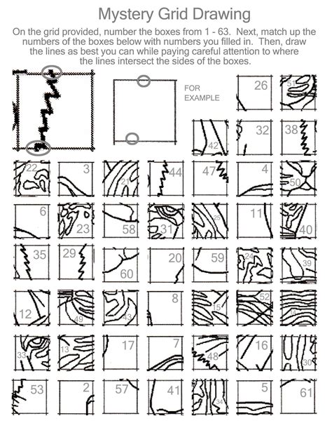 Grid Drawing Worksheet Printables