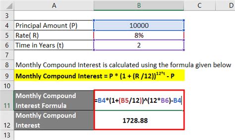 How To Calculate Quarterly Compound Interest Rate In Excel Haiper