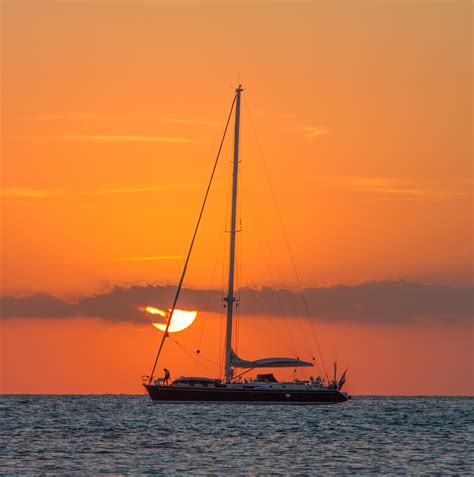 Free Images Sea Coast Water Ocean Horizon Sky Sunrise Sunset Boat Dawn Dusk Evening