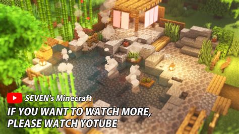 ⚒️ Minecraft How To Build A Hot Spring Minecraft Map