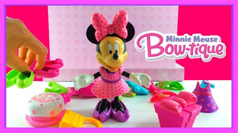 Disneys Minnie Mouse Birthday Bow Tique Dress Up Play Set By Fisher
