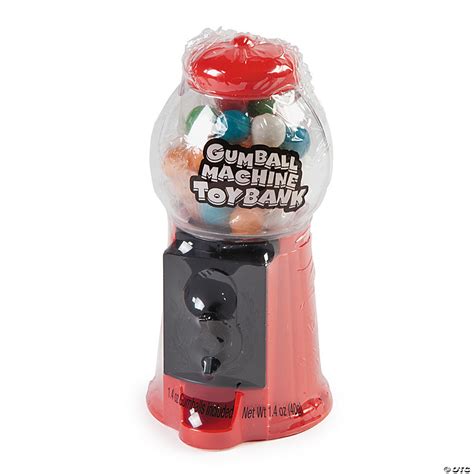 Gumball Machine Toy Banks With Gum 2 Pc Oriental Trading