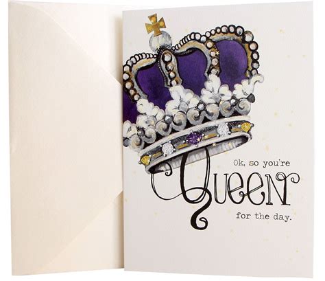Birthday Card Queen Crown Birthday Cards Happy Birthday Fun Happy