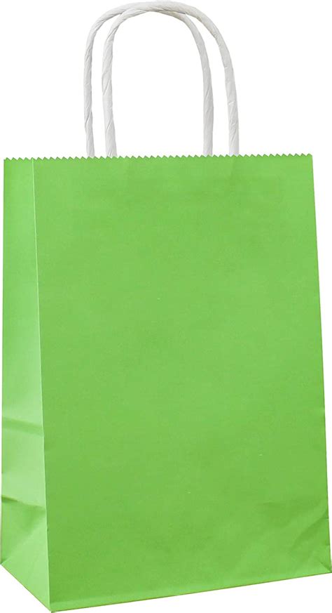 Adido Eva 25 Pcs Small T Bags Green Kraft Paper Bags