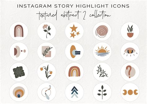 20 Iconos De Resaltado De La Historia De Instagram Portadas Abstractas