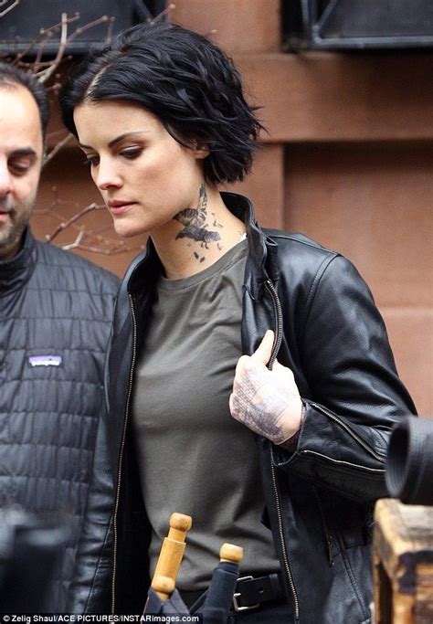 Jaimie Alexander Flashes Her All Over Tattoos On Set Of Blindspot