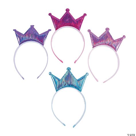 iridescent tiara headbands oriental trading