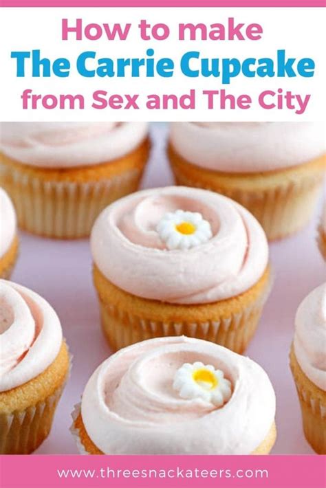 Sex And The City Cupcakes Recipe The Carrie Cupcake The Three