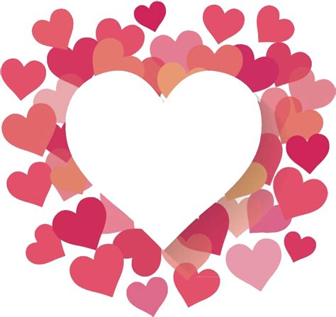 Download Heart Valentines Day Border Transparent Valentines Frames