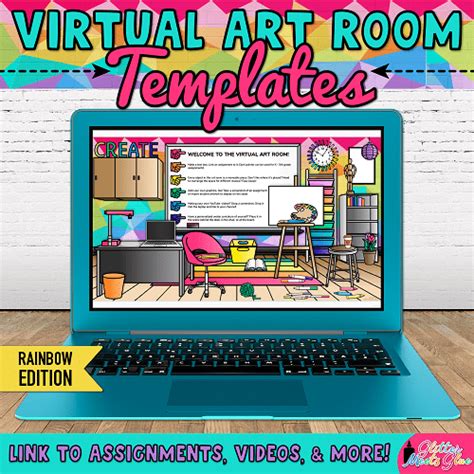 15 Awesome Virtual Bitmoji Classroom Ideas | Virtual art, Art room, Virtual classrooms