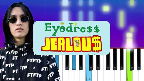 Eyedress Jealous Piano Tutorial Youtube