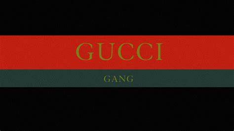 Gucci Gang Word In Red Green Background Hd Gucci Wallpapers Hd Wallpapers Id 49015