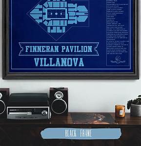 Villanova Wildcats Finneran Pavilion Seating Chart College Etsy