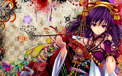 44 Anime Geisha Desktop Wallpapers On Wallpapersafari