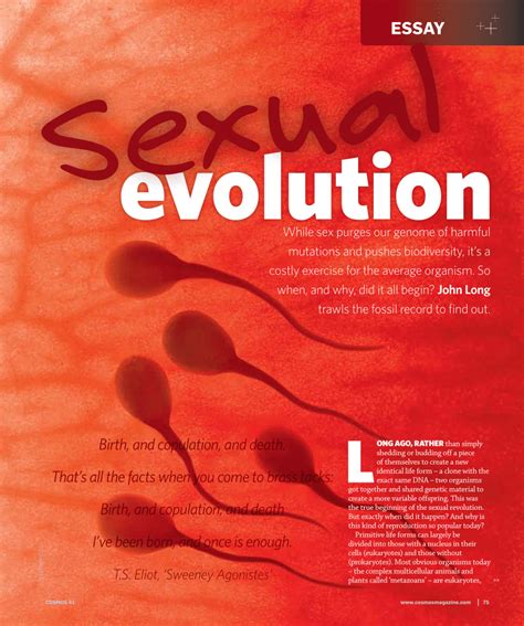 Pdf Sexual Evolution