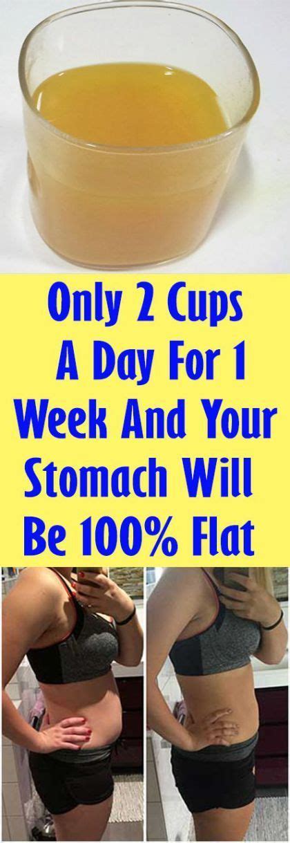 Only 2 Cups A Day For 1 Week And Your Stomach Will Be 100 Flat