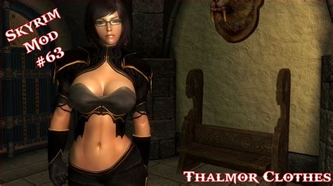 The Elder Scrolls V Skyrim Thalmor Clothes Cbbe Mod Youtube