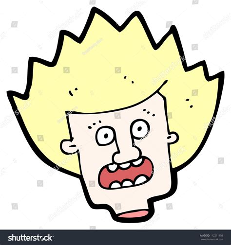 Shocked Face Cartoon Stock Illustration 112211198 Shutterstock
