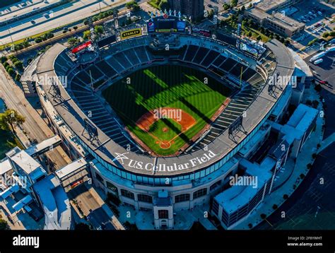 Aerial View Of Baseball Stadium Us Cellular Field Chicago Illinois