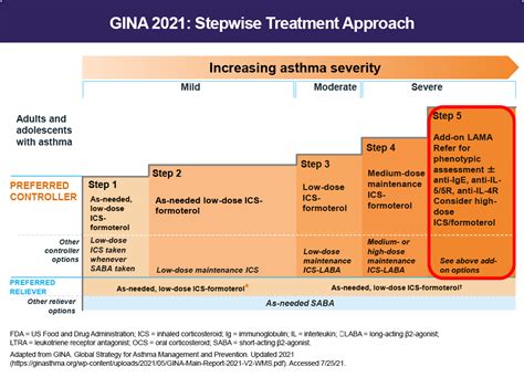 Asthma Treatment Guidelines Chart