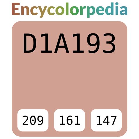 Homebase Terracotta D1a193 Hex Color Code Rgb And Paints