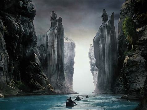 Argonath The Lord Of The Rings Mount Doom Hd Wallpaper Wallpaperbetter