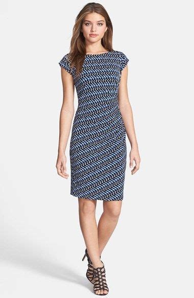Chaus Side Ruched Print Jersey Dress Nordstrom Printed Jersey Dress