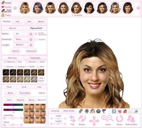 View Yourself With 1000s Of Hairstyles 50 Hair Colors 35 Highlights