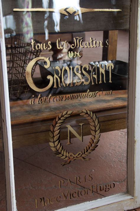 French Napoleon Cafe Boulangerie Window At 1stdibs