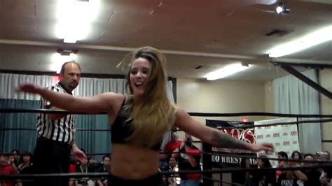 Sage Sin Vs Laura James Aws Promotions 8 29 15 Fancam Youtube