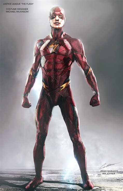 Artstation Justice League The Flash Costume Concept