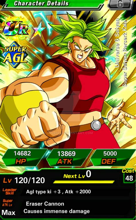 Custom Dokkan Battle Card Kale Ssj By Ghjr504 On Deviantart