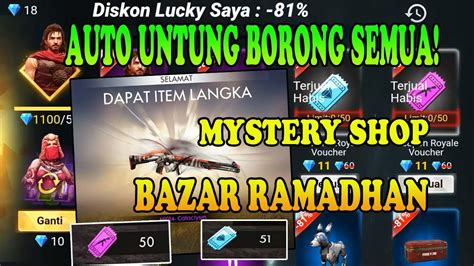 Golds or diamonds will add in account wallet automatically. Auto Untung Mystery Shop Bazar Lebaran Free Fire - YouTube