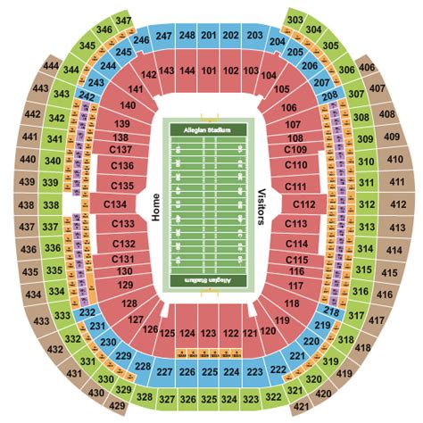 Las Vegas Raiders Seating Chart Allegiant Stadium