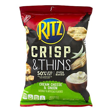 Walmart.com has been visited by 1m+ users in the past month Ritz Crisps Sour Cream and Onion 1.75 Oz Pack Of 12 Bags ...