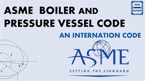 Asme Boiler And Pressure Vessel Code Bpvc Youtube