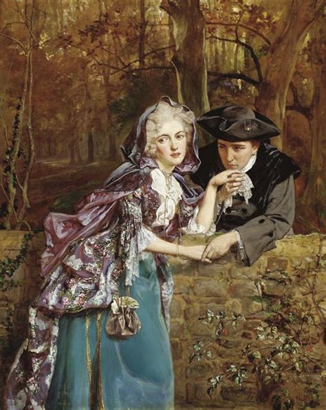 A Secret Assignation Talbot Hughes 1898 Romance Art Romantic