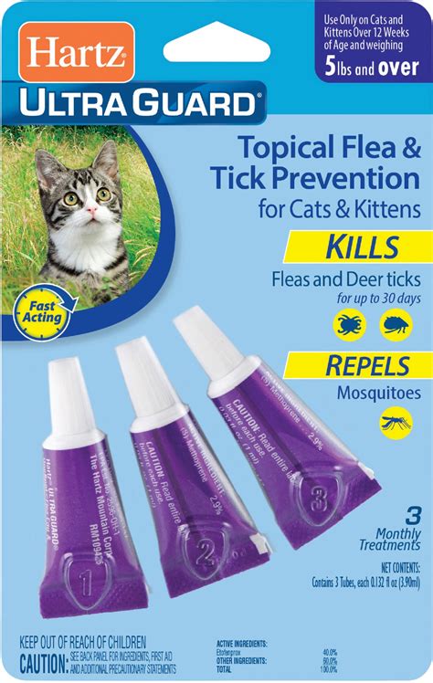 Buy Hartz Ultraguard Flea And Tick Treatment For Cats And Kittens 003 Oz